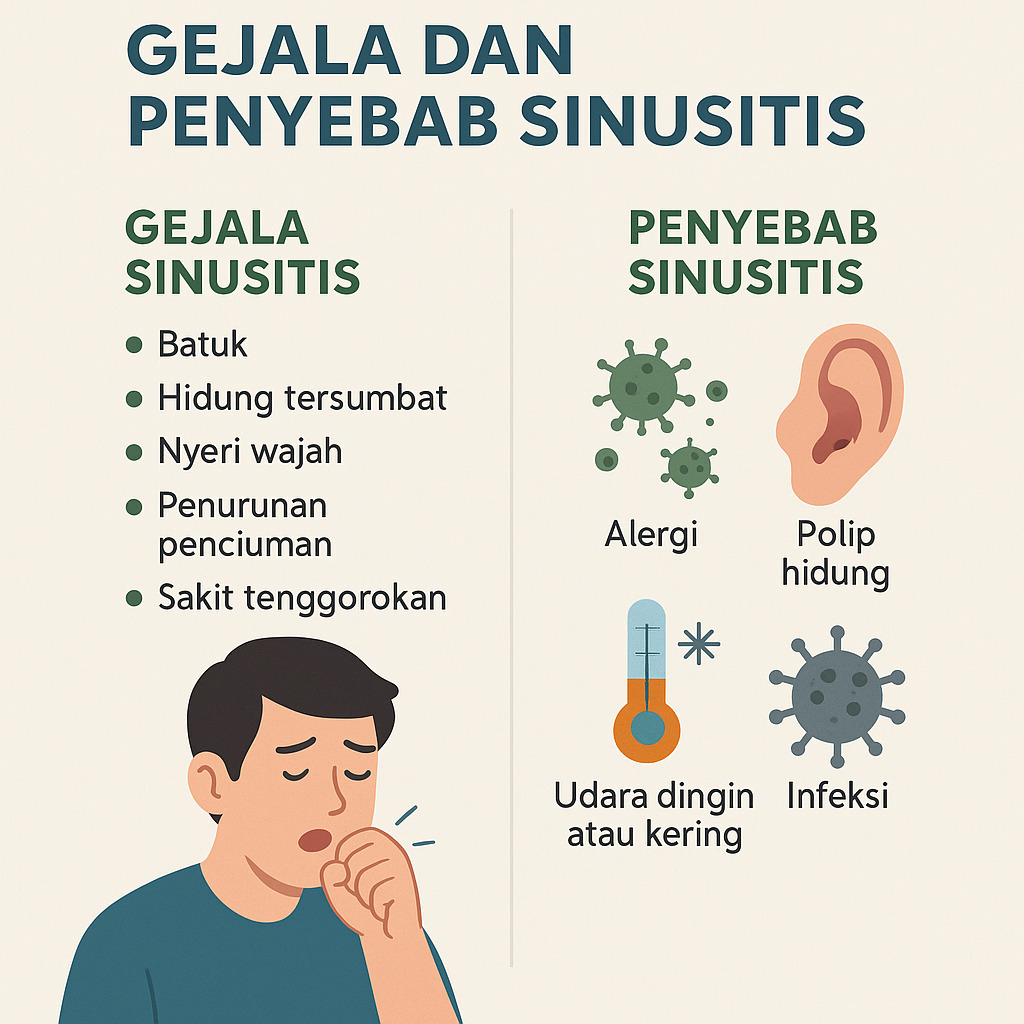 “Sinusitis Bisa Berbahaya! Kenali Penyebab, Gejala, dan Cara Mencegahnya”