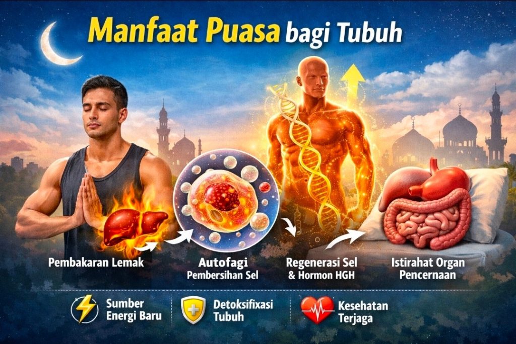 Rahasia Tubuh Saat Berpuasa yang Jarang Diketahui