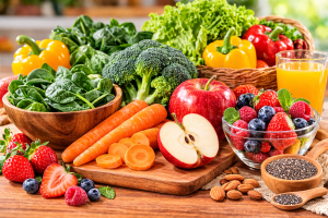 Sayuran Hijau dan Buah-Buahan: Sumber Vitamin Alami