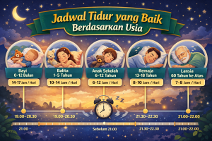 Berapa Jam Tidur yang Dibutuhkan? Ini Jawabannya Berdasarkan Usia