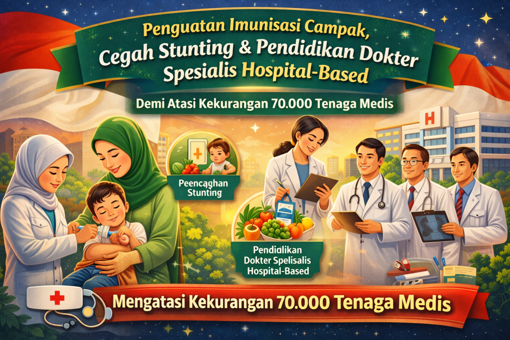 Reformasi Kesehatan Nasional: Imunisasi hingga Transformasi Pendidikan Dokter