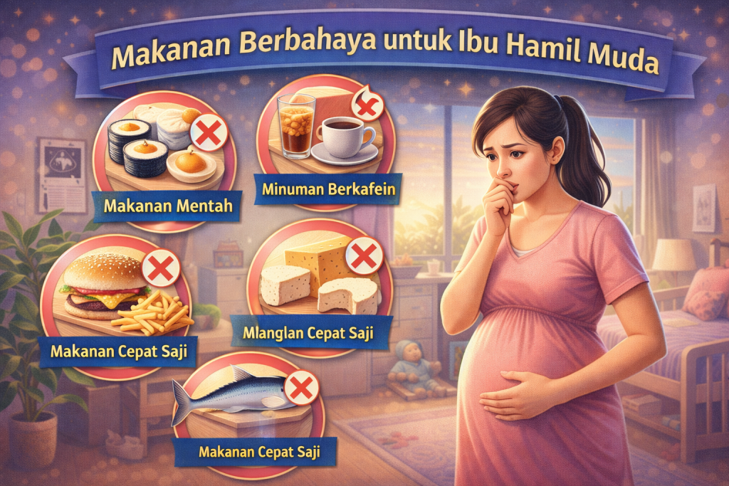 Demi Kesehatan Janin, Ini Makanan yang Sebaiknya Tidak Dikonsumsi Ibu Hamil Muda