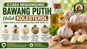 5 Cara Efektif Konsumsi Bawang Putih untuk Turunkan Kolesterol