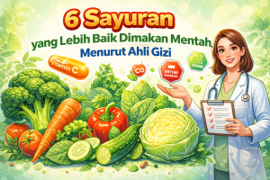 Dari Brokoli hingga Kubis, Ini Sayuran yang Lebih Baik Dimakan Mentah