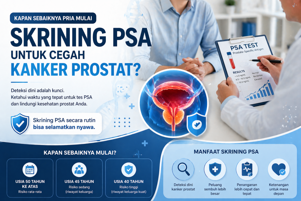 Skrining PSA: Usia Ideal dan Manfaatnya bagi Pria