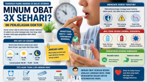 Jangan Salah! Ini Arti Sebenarnya Minum Obat 3x Sehari