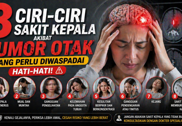 8 Tanda Sakit Kepala Berbahaya yang Perlu Diwaspadai