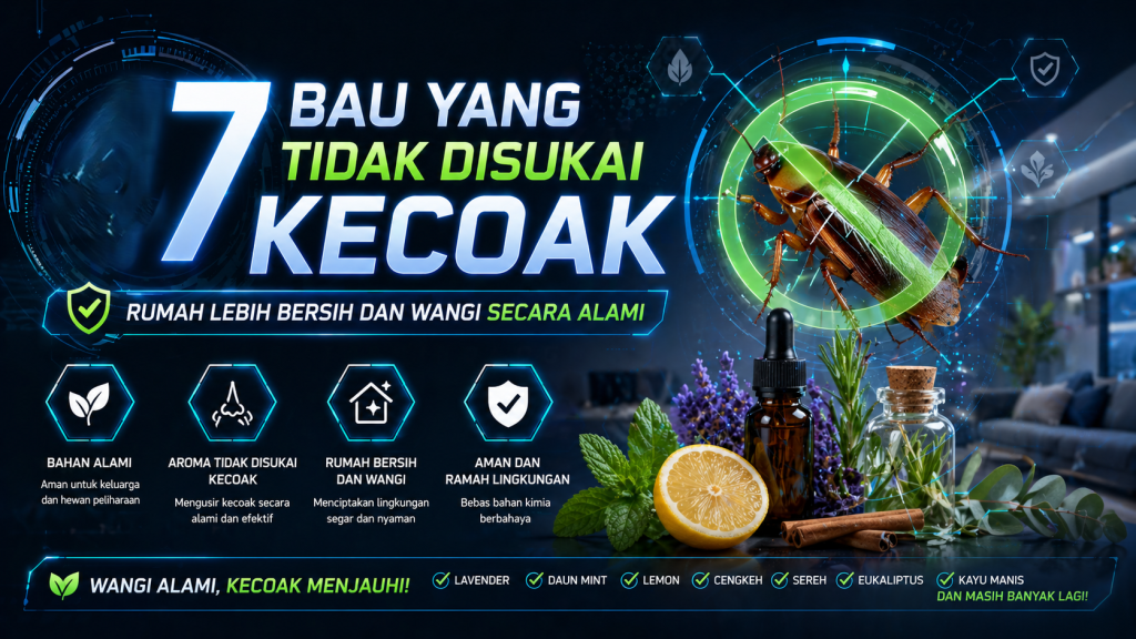 7 Aroma Ampuh Mengusir Kecoak dari Rumah