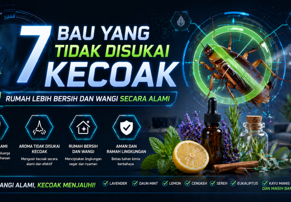 7 Aroma Ampuh Mengusir Kecoak dari Rumah