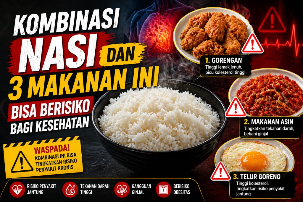 Waspada! 3 Lauk Favorit Ini Bisa Berdampak Buruk Jika Sering Dimakan dengan Nasi