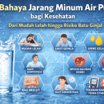 10 Risiko Serius Akibat Kurang Minum Air Putih Setiap Hari