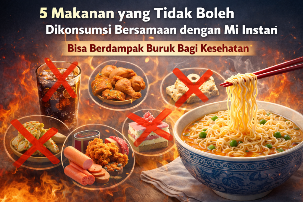 Hindari! Ini 5 Kombinasi Berbahaya Saat Makan Mi Instan