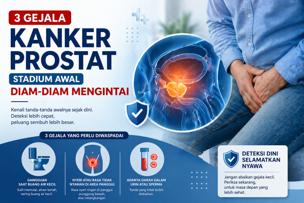 3 Sinyal Tubuh yang Bisa Jadi Gejala Kanker Prostat
