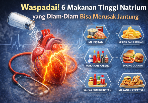 Waspada Natrium! Ini 6 Makanan yang Harus Dibatasi