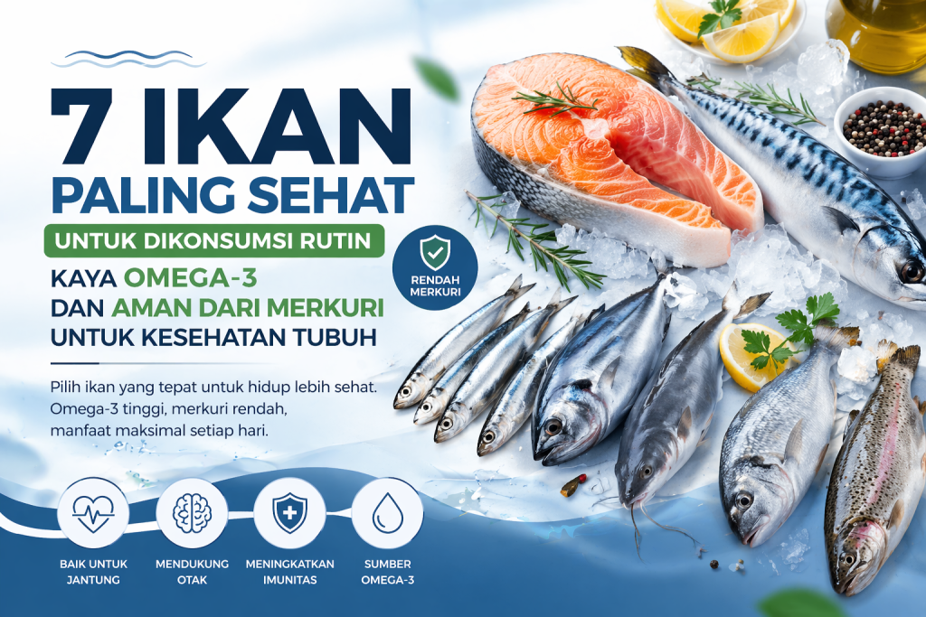 Mau Sehat? Ini 7 Ikan Terbaik yang Harus Ada di Menu Anda
