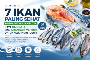 Mau Sehat? Ini 7 Ikan Terbaik yang Harus Ada di Menu Anda