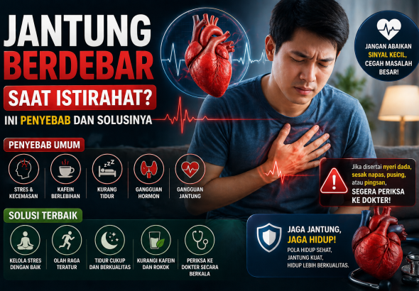 Sering Berdebar Tanpa Sebab? Ini Penyebab yang Harus Diwaspadai