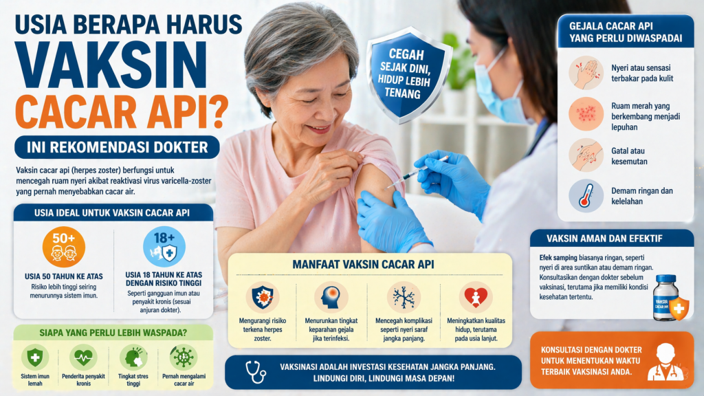 Cegah Cacar Api Sejak Dini: Panduan Usia dan Manfaat Vaksin