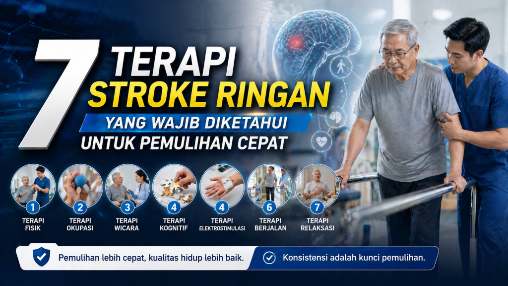 7 Cara Efektif Mengatasi Stroke Ringan Secara Bertahap