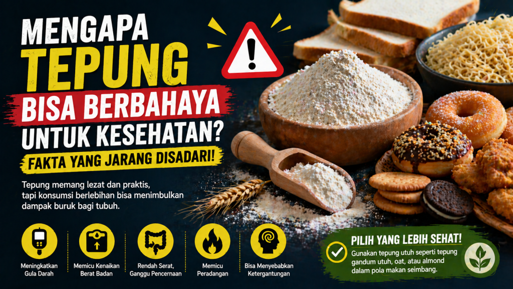 Tepung Putih dan Risiko Kesehatan, Ini Penjelasan Lengkapnya