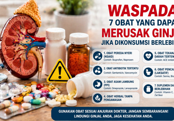 Bahaya Konsumsi Obat Berlebihan terhadap Kesehatan Ginjal