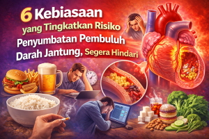 Tanpa Disadari, Ini 6 Penyebab Pembuluh Darah Jantung Tersumbat