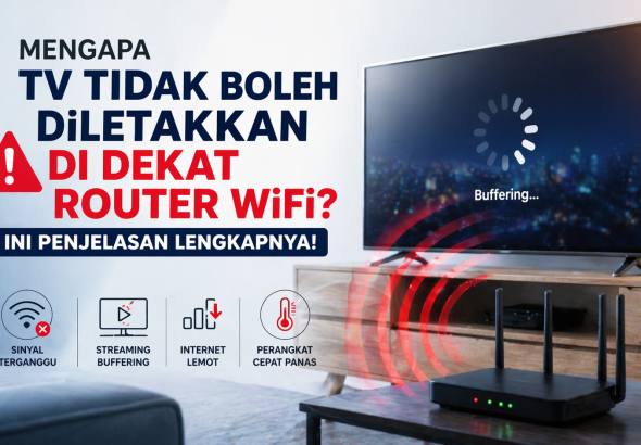 Sinyal Lemah? Bisa Jadi Karena TV Terlalu Dekat Router WiFi