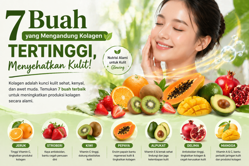 Rahasia Kulit Sehat: Buah-Buahan Kaya Kolagen Alami