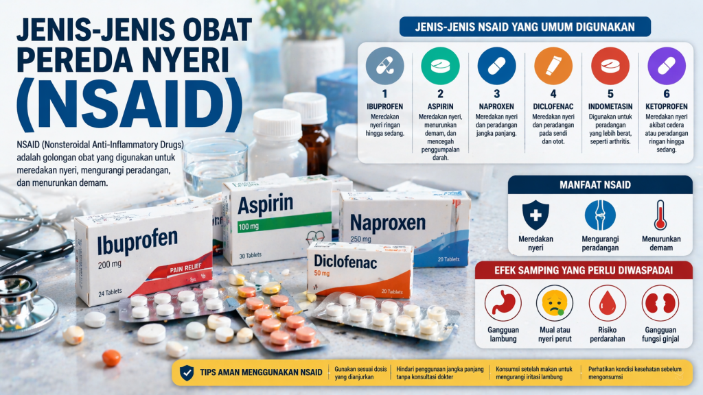 Obat Anti Nyeri NSAID: Manfaat dan Efek Sampingnya