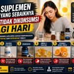 6 Suplemen yang Sebaiknya Tidak Dikonsumsi Pagi Hari