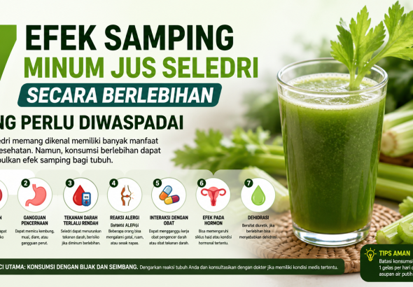 Jus Seledri Memang Sehat, Tapi Ini Efek Sampingnya