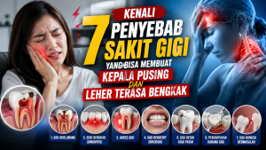 Kepala Pusing dan Leher Bengkak karena Sakit Gigi? Ini yang Perlu Diketahui