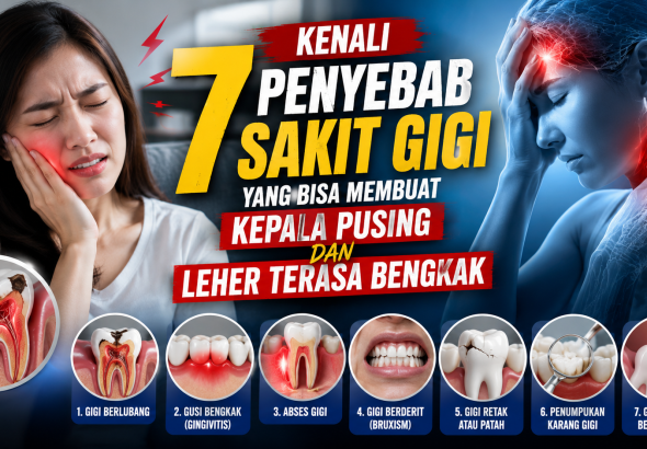 Kepala Pusing dan Leher Bengkak karena Sakit Gigi? Ini yang Perlu Diketahui