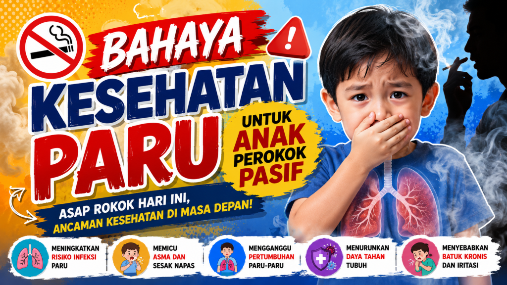 Bahaya Asap Rokok bagi Anak, Bisa Mengganggu Kesehatan Paru