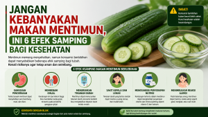Jangan Kebanyakan Makan Mentimun, Ini 6 Efek Samping bagi Kesehatan