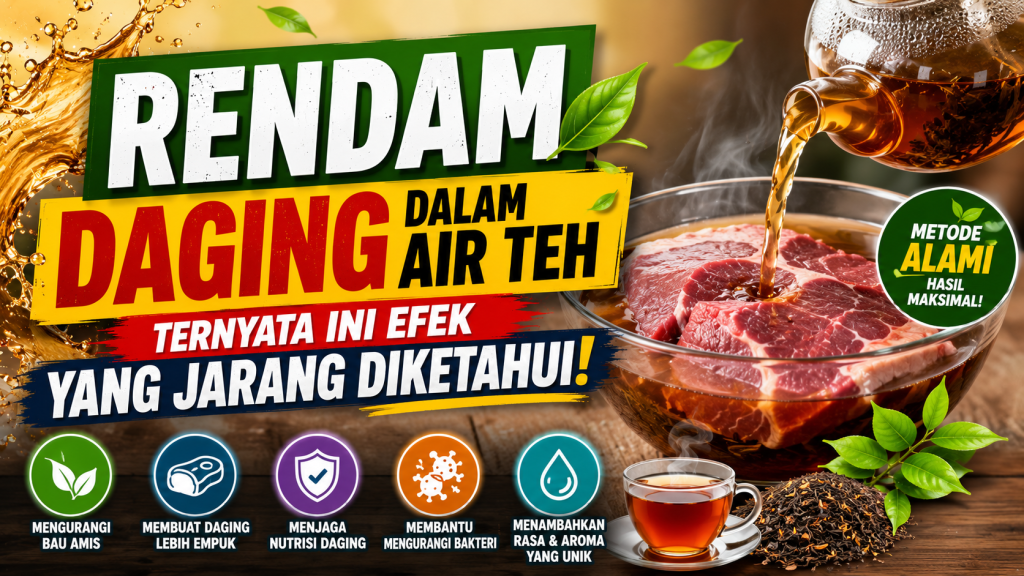 Benarkah Rendaman Air Teh Membuat Daging Lebih Empuk? Ini Faktanya