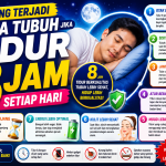 Jangan Remehkan Tidur, Ini Efek Positif Tidur 8 Jam