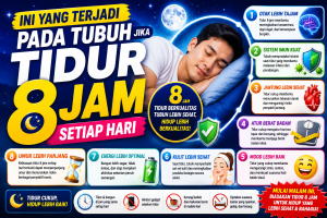 Jangan Remehkan Tidur, Ini Efek Positif Tidur 8 Jam