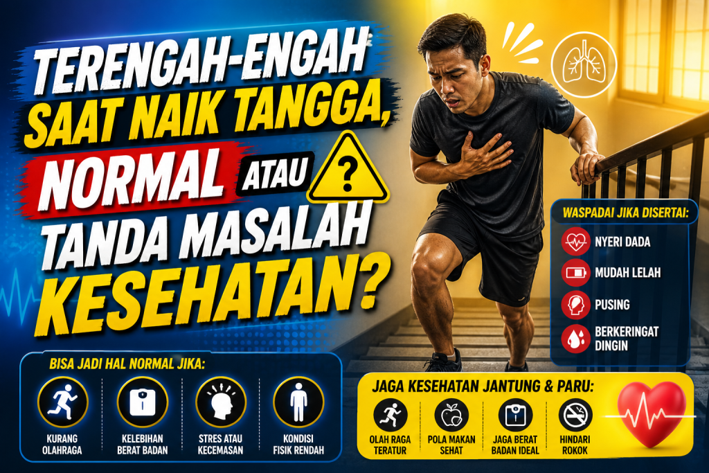 Ternyata Ini Penyebab Nafas Terengah Saat Aktivitas Ringan