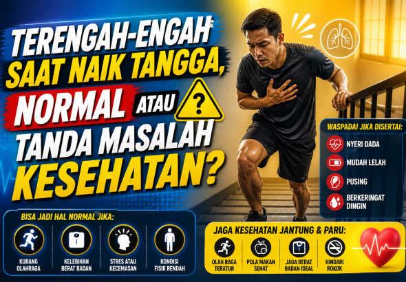 Ternyata Ini Penyebab Nafas Terengah Saat Aktivitas Ringan
