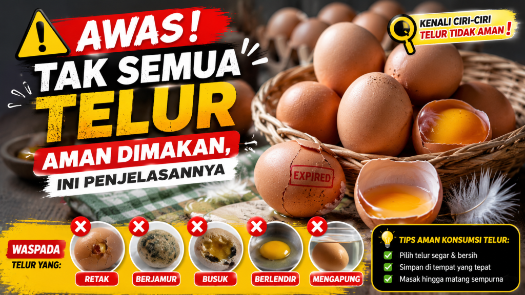 Tak Semua Telur Baik untuk Kesehatan, Ini yang Harus Diketahui