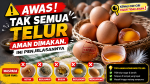 Tak Semua Telur Baik untuk Kesehatan, Ini yang Harus Diketahui