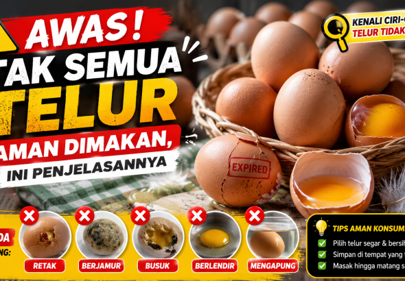 Tak Semua Telur Baik untuk Kesehatan, Ini yang Harus Diketahui
