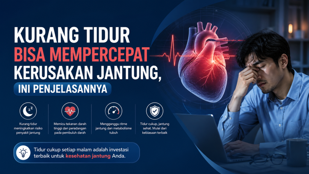 Kurang Tidur Bisa Mempercepat Kerusakan Jantung