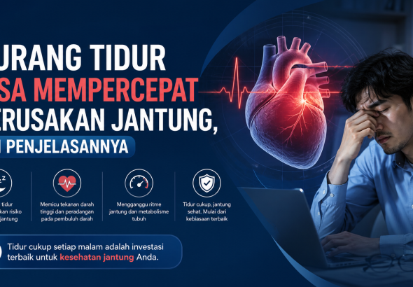 Kurang Tidur Bisa Mempercepat Kerusakan Jantung