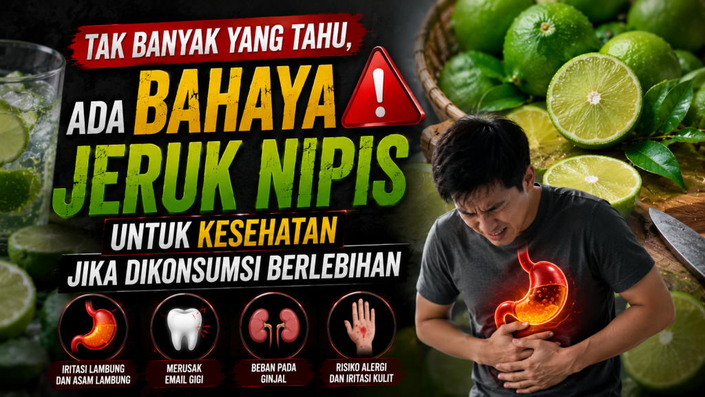 Jangan Berlebihan, Jeruk Nipis Bisa Picu Gangguan Kesehatan