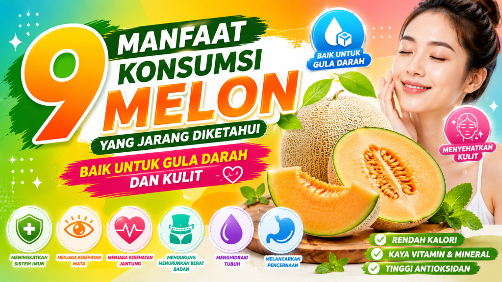 Kaya Nutrisi, Ini 9 Manfaat Melon yang Sayang Jika Dilewatkan
