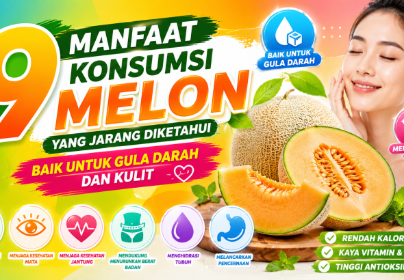 Kaya Nutrisi, Ini 9 Manfaat Melon yang Sayang Jika Dilewatkan