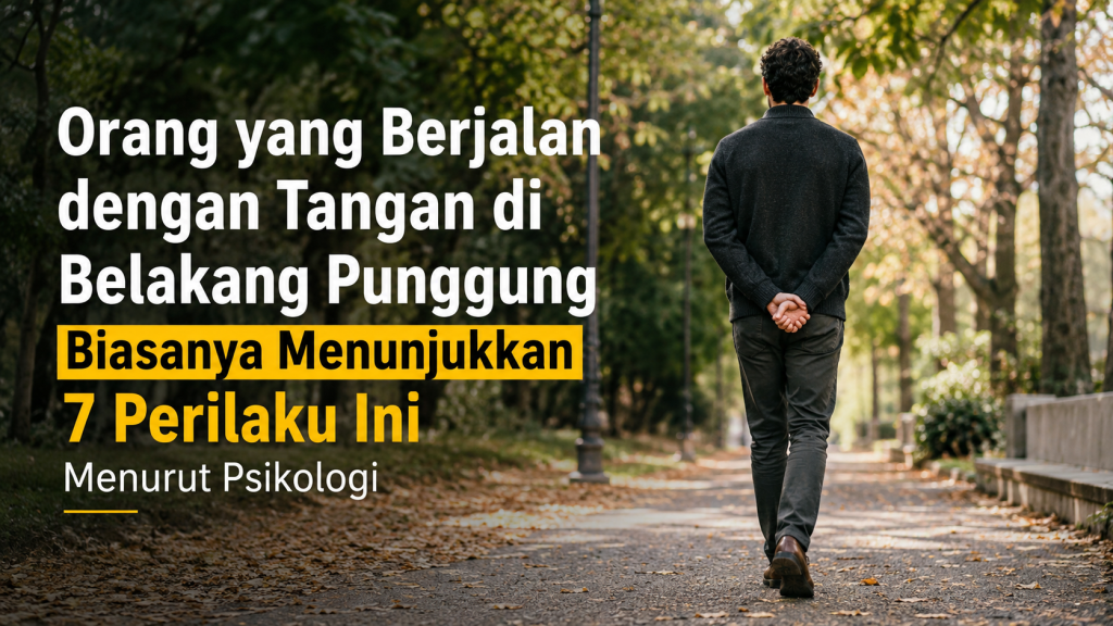 Psikologi Mengungkap Arti Kebiasaan Berjalan dengan Tangan di Belakang Punggung
