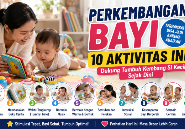 10 Aktivitas Sederhana yang Berpengaruh Besar pada Tumbuh Kembang Bayi